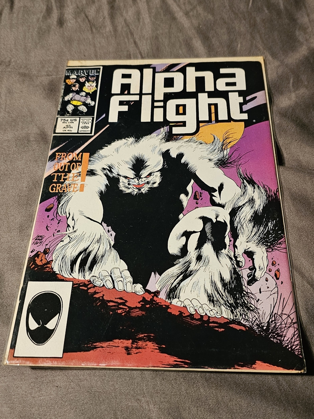 Marvel Alpha Flight Comic Book Vintage 1990s